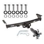 Reese Trailer Tow Hitch Receiver For 05-26 Nissan Frontier 09-12 Suzuki Equator w/Tri-Ball Triple Ball 1-7/8" 2" 2-5/16"