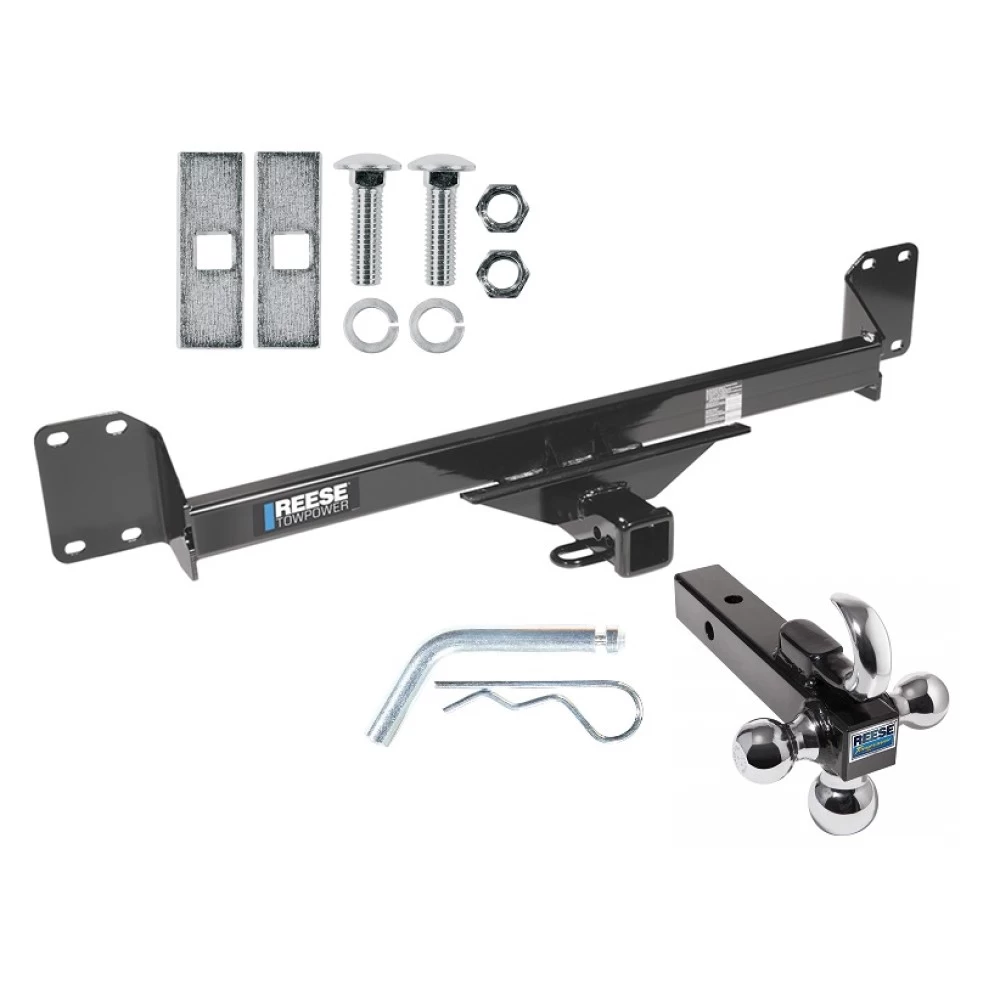 Custom Fit Trailer Hitch Tri-Ball Trailer Hitch Ball Mount w/ Pin/Clip 44530 7031400 63240 Reese Trailer Tow Hitch Receiver 04-10 VW Volkswagen Toureg w/Tri-Ball Triple Ball 1-7/8" 2" 2-5/16" 04 05 06 07 08 09 10 2004 2005 2006 2007 2008 20 Reese Trailer Tow Hitch Receiver For 04-10 VW Volkswagen Toureg w/Tri-Ball Triple Ball 1-7/8" 2" 2-5/16"