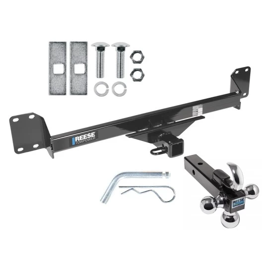 Custom Fit Trailer Hitch Tri-Ball Trailer Hitch Ball Mount w/ Pin/Clip 44530 7031400 63240 Reese Trailer Tow Hitch Receiver 04-10 VW Volkswagen Toureg w/Tri-Ball Triple Ball 1-7/8" 2" 2-5/16" 04 05 06 07 08 09 10 2004 2005 2006 2007 2008 20 Reese Trailer Tow Hitch Receiver For 04-10 VW Volkswagen Toureg w/Tri-Ball Triple Ball 1-7/8" 2" 2-5/16"