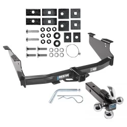 Reese Trailer Tow Hitch Receiver For 03-10 Dodge Ram 1500 2500 3500 Except OEM Hitch or Cab & Chassis w/Tri-Ball Triple Ball 1-7/8" 2" 2-5/16"