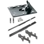 Draw-Tite Gooseneck Trailer Hitch for 1999-2018 Chevy Silverado GMC Sierra 1500 (2019 LD and Legacy only) Fold Down Plate w/ Custom Brackets Under Bed Rails 2-5/16" Ball