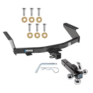 Reese Trailer Tow Hitch Receiver For 07-12 Dodge Nitro w/Tri-Ball Triple Ball 1-7/8" 2" 2-5/16"