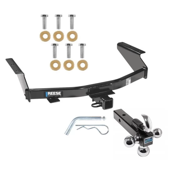 Reese Trailer Tow Hitch Receiver For 07-12 Dodge Nitro w/Tri-Ball Triple Ball 1-7/8" 2" 2-5/16"