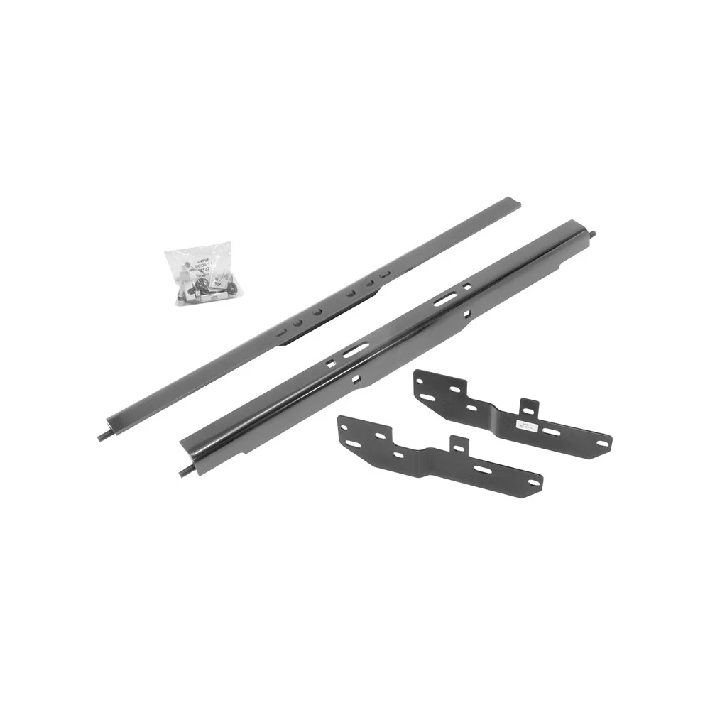 Draw-Tite Gooseneck Trailer Hitch for 2011-2019 Chevy Silverado GMC Sierra 2500 HD 3500 HD Fold Down Plate w/ Custom Brackets Under Bed Rails 2-5/16" Ball Excluding OEM Tow Prep
