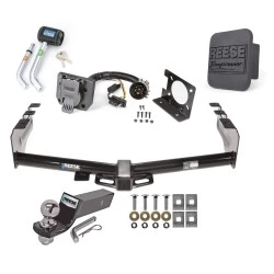 Reese Trailer Tow Hitch For 99-13 Chevy Silverado GMC Sierra 1500 Deluxe Package Wiring 2" Ball and Lock