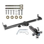 Reese Trailer Tow Hitch Receiver For 97-06 Jeep Wrangler TJ All Models w/Tri-Ball Triple Ball 1-7/8" 2" 2-5/16"