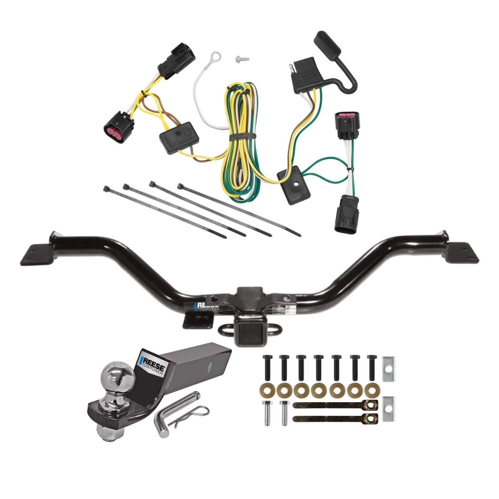 Reese Trailer Tow Hitch For 08-12 Buick Enclave 09-12 Chevrolet Traverse Complete Package w/ Wiring and 2" Ball