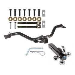 Reese Trailer Tow Hitch Receiver For 09-17 Chevy Traverse 07-17 GMC Acadia Buick Enclave Saturn Outlook w/Tri-Ball Triple Ball 1-7/8" 2" 2-5/16"