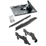Draw-Tite Gooseneck Trailer Hitch for 2010-2013 Dodge Ram 2500 2010-2012 Dodge Ram 3500 Fold Down Plate w/ Custom Brackets Under Bed Rails 2-5/16" Ball