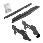 Draw-Tite Gooseneck Trailer Hitch for 2010-2013 Dodge Ram 2500 2010-2012 Dodge Ram 3500 Fold Down Plate w/ Custom Brackets Under Bed Rails 2-5/16" Ball