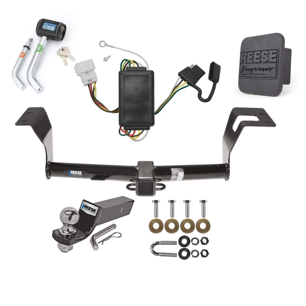 Reese Trailer Tow Hitch For 07-11 Honda CR-V All Models Deluxe Package Wiring 2" Ball and Lock