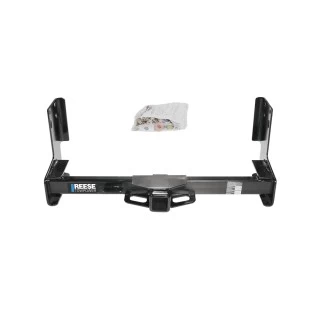Trailer Hitch Tow Package Prodigy P3 Brake Control For 07-13 Mercedes-Benz Freightliner 07-09 Dodge Sprinter 2500 3500 w/o Factory Step Bumper w/ 7-Way RV Wiring 2" Drop Mount 2" Ball Class 4 2" Receiver Reese Tekonsha
