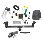 Reese Trailer Tow Hitch For 08-10 Chrysler Town and Country Dodge Grand Caravan Deluxe Package Wiring 2" Ball and Lock