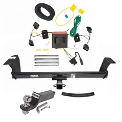 Reese Trailer Tow Hitch For 08-10 Chrysler Town and Country Dodge Grand Caravan Complete Package w/ Wiring and 2" Ball
