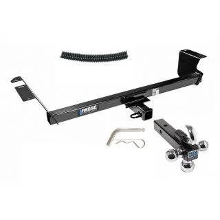 Reese Trailer Tow Hitch Receiver For 08-20 Dodge Grand Caravan 08-16 Chrysler Town and Country 2021 Grand Caravan 12-15 Ram C/V 09-14 VW Routan w/Tri-Ball Triple Ball 1-7/8" 2" 2-5/16"