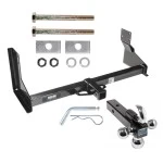 Reese Trailer Tow Hitch Receiver For 07-25 Mercedes Freightliner Dodge Sprinter Van w/ OEM Step Bumper Except 144" WB w/Tri-Ball Triple Ball 1-7/8" 2" 2-5/16"