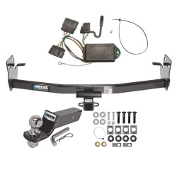 Tow Package For 04-12 Chevrolet Colorado GMC Canyon 06-08 Isuzu I-Series Pickup Trailer Hitch w/ Wiring 2" Drop Mount 2" Ball 2" Receiver Reese