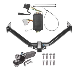 Reese Trailer Tow Hitch For 07-13 Acura MDX All Models Complete Package w/ Wiring and 2" Ball