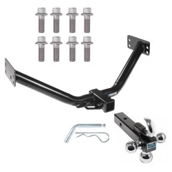 Reese Trailer Tow Hitch Receiver For 07-13 Acura MDX w/Tri-Ball Triple Ball 1-7/8" 2" 2-5/16"