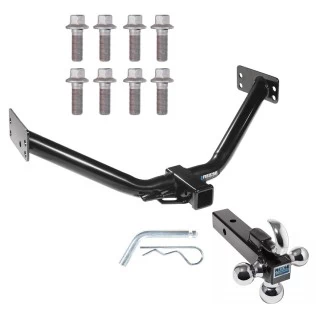 Reese Trailer Tow Hitch Receiver For 07-13 Acura MDX w/Tri-Ball Triple Ball 1-7/8" 2" 2-5/16"
