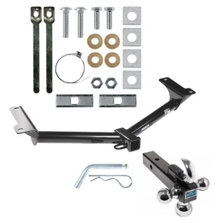 Reese Trailer Tow Hitch Receiver For 09-20 Dodge Journey w/Tri-Ball Triple Ball 1-7/8" 2" 2-5/16"