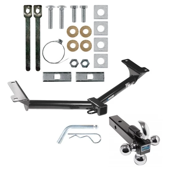 Reese Trailer Tow Hitch Receiver For 09-20 Dodge Journey w/Tri-Ball Triple Ball 1-7/8" 2" 2-5/16"