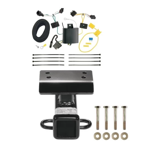 Trailer Hitch w/ Wiring For 12-17 Volkswagen Tiguan (2018 Limited) Class 3 2" Tow Receiver Reese Tekonsha