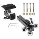 Reese Trailer Tow Hitch Receiver For 09-17 VW Tiguan 17-18 Limited Only w/Tri-Ball Triple Ball 1-7/8" 2" 2-5/16"