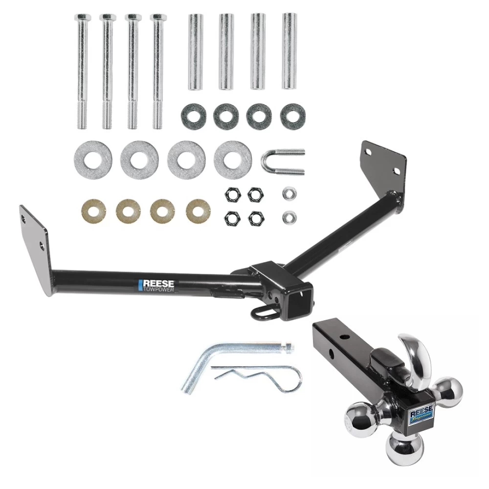 Reese Trailer Tow Hitch Receiver For 03-11 Honda Element All Models w/Tri-Ball Triple Ball 1-7/8" 2" 2-5/16"