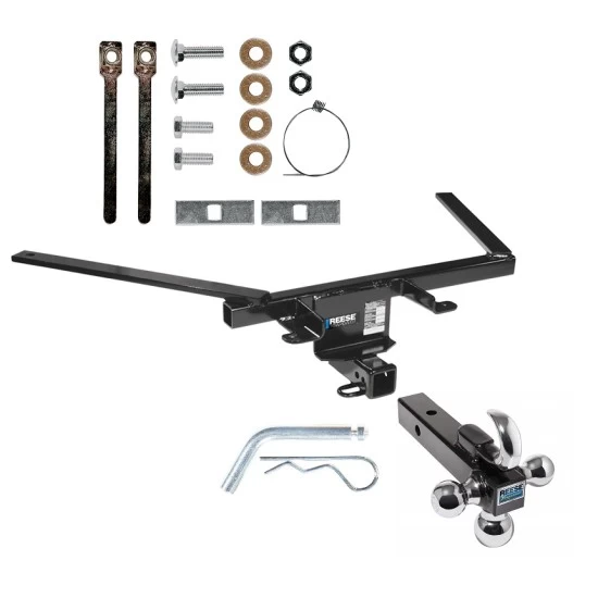 Reese Trailer Tow Hitch Receiver For 10-19 Ford Taurus w/Tri-Ball Triple Ball 1-7/8" 2" 2-5/16"