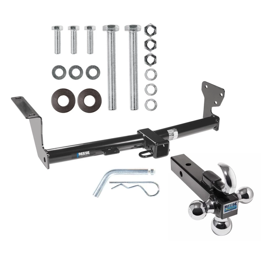 Reese Trailer Tow Hitch Receiver For 08-15 Land Rover LR2 w/Tri-Ball Triple Ball 1-7/8" 2" 2-5/16"
