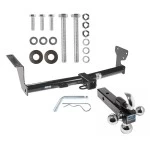 Reese Trailer Tow Hitch Receiver For 08-15 Land Rover LR2 w/Tri-Ball Triple Ball 1-7/8" 2" 2-5/16"