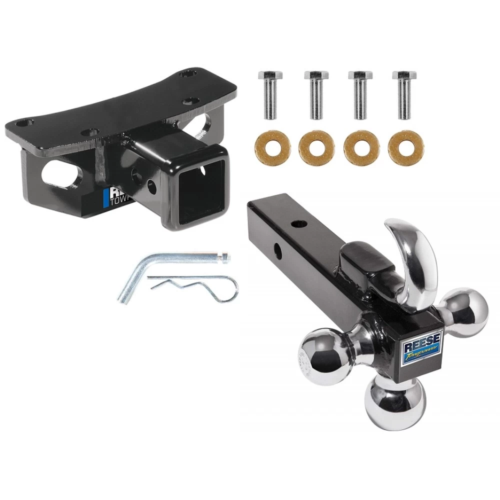 Reese Trailer Tow Hitch Receiver For 10-21 Lexus GX460 w/Tri-Ball Triple Ball 1-7/8" 2" 2-5/16"