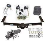 Reese Trailer Tow Hitch For 95-03 Ford Econoline Van All Exc Shuttle Bus Deluxe Package Wiring 2" Ball and Lock