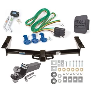 Reese Trailer Tow Hitch For 75-07 Ford Econoline Van Except Shuttle Bus Deluxe Package Wiring 2" Ball and Lock