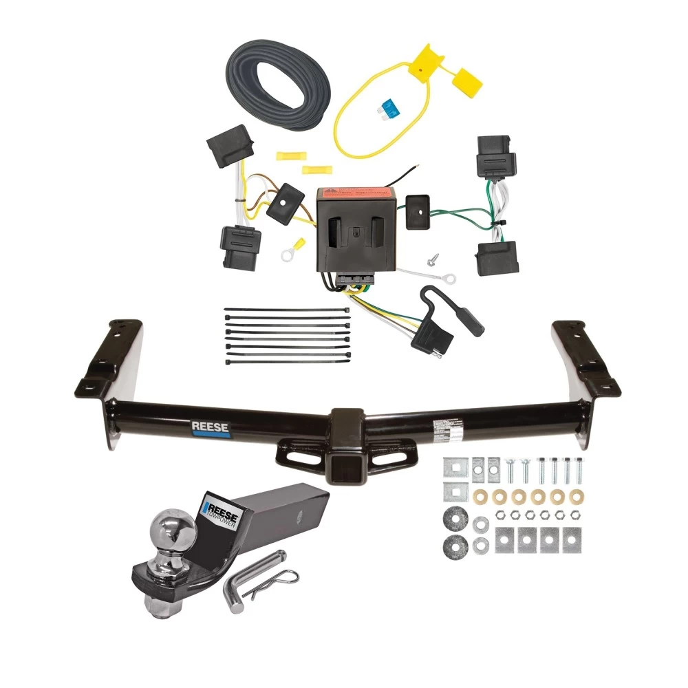 Reese Trailer Tow Hitch For 08-14 Ford Econoline Van All Exc Shuttle Bus Complete Package w/ Wiring and 2" Ball