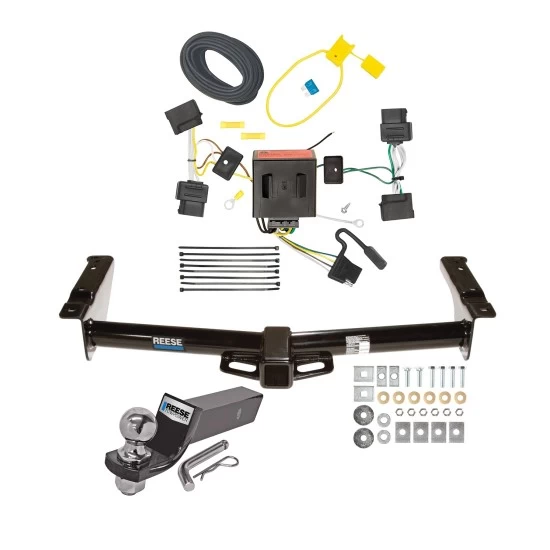 Reese Trailer Tow Hitch For 08-14 Ford Econoline Van All Exc Shuttle Bus Complete Package w/ Wiring and 2" Ball