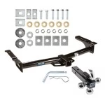 Reese Trailer Tow Hitch Receiver For 75-14 Ford Econoline Van Except Shuttle Bus w/Tri-Ball Triple Ball 1-7/8" 2" 2-5/16"