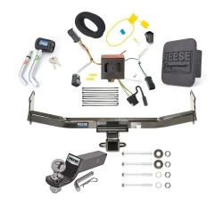 Reese Trailer Tow Hitch For 11-16 Jeep Compass 17-17 (Old Body Style) Deluxe Package Wiring 2" Ball and Lock