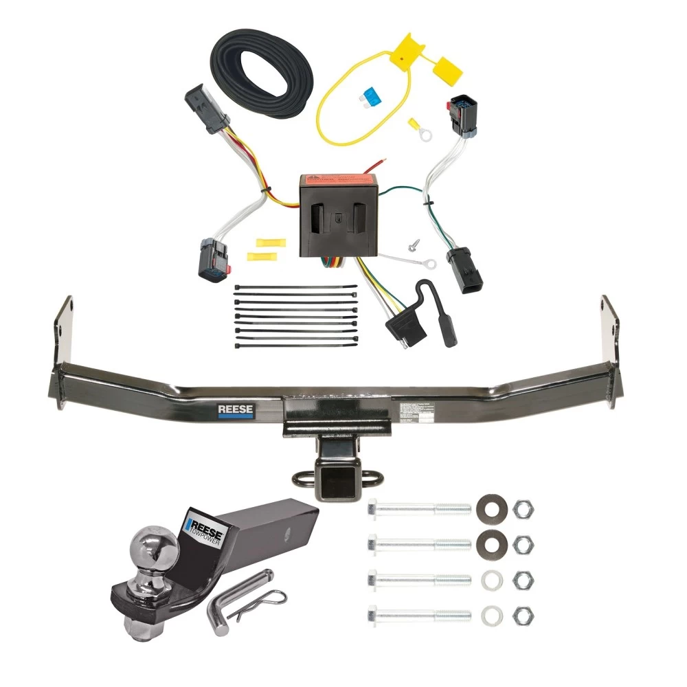 Reese Trailer Tow Hitch For 11-16 Jeep Compass 17-17 (Old Body Style) Complete Package w/ Wiring and 2" Ball