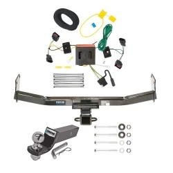 Reese Trailer Tow Hitch For 08-17 Jeep Patriot All Models Complete Package w/ Wiring and 2" Ball