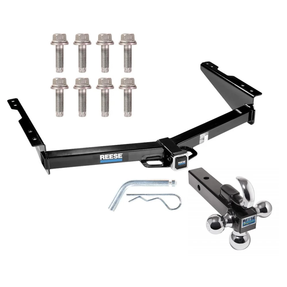 Reese Trailer Tow Hitch Receiver For 12-21 Nissan NV2500 NV3500 13-21 NV1500 w/Tri-Ball Triple Ball 1-7/8" 2" 2-5/16"