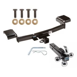 Reese Trailer Tow Hitch Receiver For 10-15 Hyundai Tucson 11-16 KIA Sportage w/Tri-Ball Triple Ball 1-7/8" 2" 2-5/16"