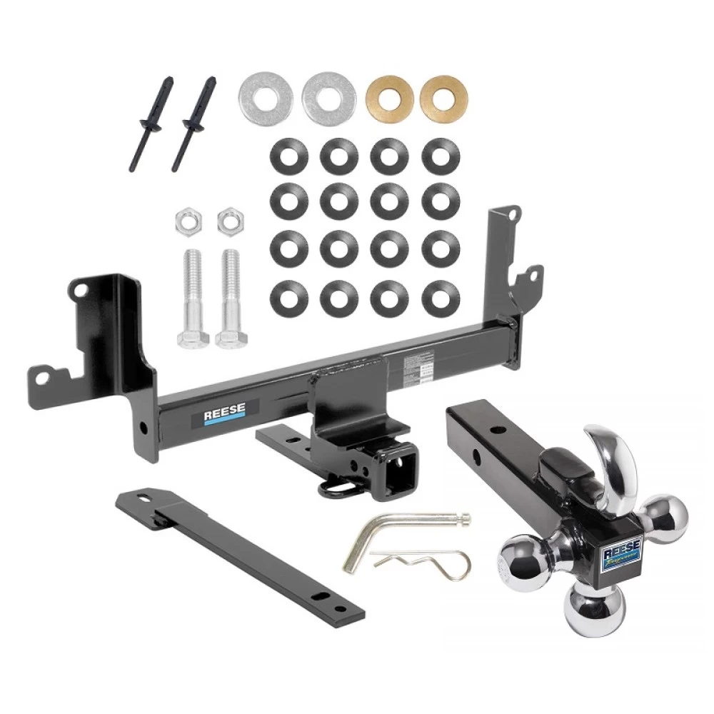 Reese Trailer Tow Hitch Receiver For 12-15 BMW X1 w/ Panoramic Sunroof Only w/Tri-Ball Triple Ball 1-7/8" 2" 2-5/16"