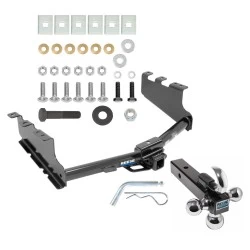 Reese Trailer Tow Hitch Receiver For 14-18 Chevy Silverado GMC Sierra 1500 2019 LD Legacy w/Tri-Ball Triple Ball 1-7/8" 2" 2-5/16"