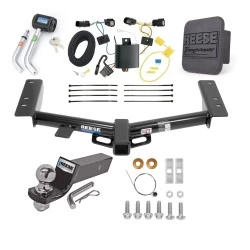Reese Trailer Tow Hitch For 15-27 Ford Transit 150 250 350 22-27 E-Transit Deluxe Package Wiring 2" Ball and Lock
