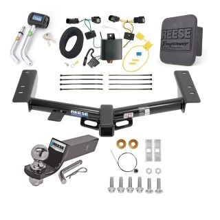 Reese Trailer Tow Hitch For 15-23 Ford Transit 150 250 350 Deluxe Package Wiring 2" Ball and Lock