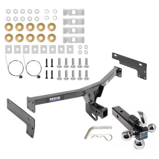 Reese Trailer Tow Hitch Receiver For 15-19 Lincoln MKC w/Tri-Ball Triple Ball 1-7/8" 2" 2-5/16"
