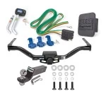 Reese Trailer Tow Hitch For 15-22 Chevrolet Colorado GMC Canyon All Models Deluxe Package Wiring 2" Ball and Lock