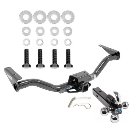 Reese Trailer Tow Hitch Receiver For 15-22 Chevy Colorado GMC Canyon w/Tri-Ball Triple Ball 1-7/8" 2" 2-5/16"